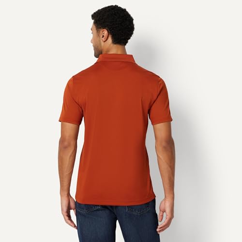 Image of Amazon Essentials Men's Moisture Wicking Golf Polo Shirt, Short Sleeve, Slim-Fit, Quick-Dry, Active Wear