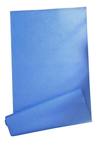 Tapete Sintético para Yoga/Exercícios Antiderrapante 173x61 (Azul)