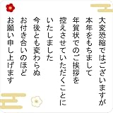 年賀状じまい シール ラベル ２４枚 年賀状での挨拶をやめる やめたい文章印刷済み 最後 文章 お年玉付き 郵便ハガキ 終わり 挨拶 文例 例文 官製はがき 私製はがき 寒中見舞い 2025 2026 (タイプ３, ２４枚入り)