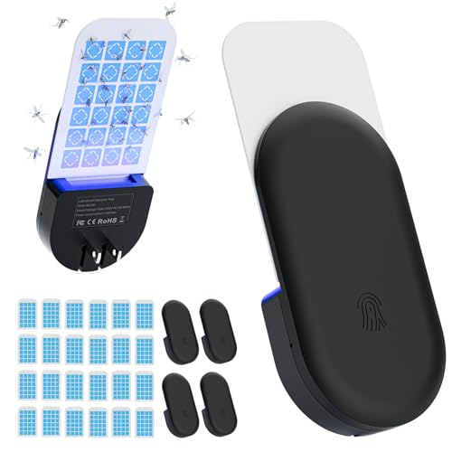 Flying Insect Trap 2-in-1 Indoor Plug-in with Glue Cards