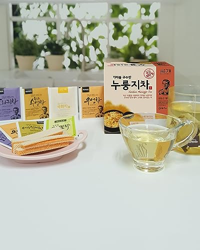 Ssangkye Tea [Health Tea] Korea Food Bags (Caldron Nurungji Tea 1.5g X 40 Tea Bags)