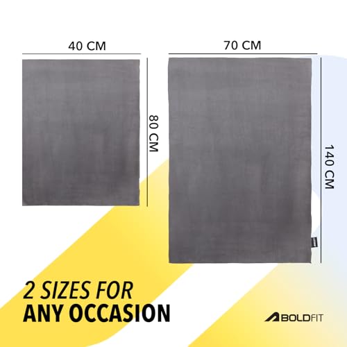 Image of Boldfit Gym Towel for Men & Women, Quick-Dry Hand, Face & Bath Towels for Gym, Shower & Travel, Ultra Soft Absorbent Reusable Towels for Sweat & Water, Compact Portable Eco Friendly Everyday Use Towel