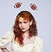 SARATA Football Headband Brown Rugby for Women Cute Football Party Decorations Headbands Hair Accessories for Women