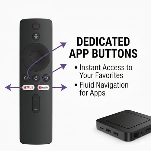 Z6 Pro Android TV Box 4K Ultra HD – Dual Band WiFi – Voice Remote – Smart Streaming Media Player - Afbeelding 5