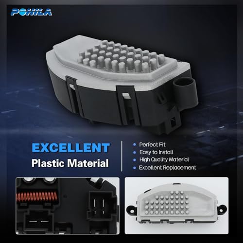 HVAC Blower Motor Fan Resistor Compatible with 2014-2021 Jeep Cherokee,Chrysler 200 2015-2017 Replaces 68223049AA