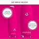 FOREO ISSA mini 3 Wild Strawberry, Elektrische 4-in-1-Schallzahnbürste, medizinisches Silikon und PBT-Polymerborsten, austauschbarer Bürstenkopf, 265 Anwendungen/USB-Ladung, 2 Jahre Garantie