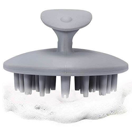 Scalp Massager Shampoo Brush,Soft Silicone Scalp Massager Brush,Integrated Molding Prevents Bacterial Residue,for Men/Women