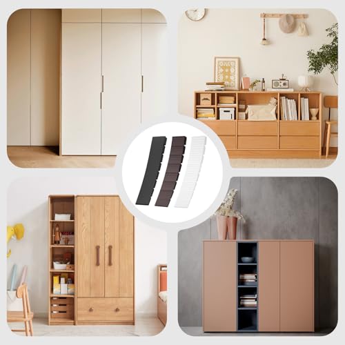 66 Stück Unterlegkeile Möbelkeile Ausgleichskeile Kunststoffkeile Justierkeile, Keile Kunststoff,Justierbare Möbel Ausrichtungs Nivellierkeile, Plastikkeile Nivellierkeile Für Tischstuhlfüße,Schrank