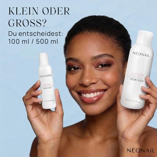 NÉONAIL UV Gel Nail Polish Remover - Aceton 500 ml - Nagellackentferner - Entferner - Aceton UV Nagellack Entfernen - Gelnägel Entferner