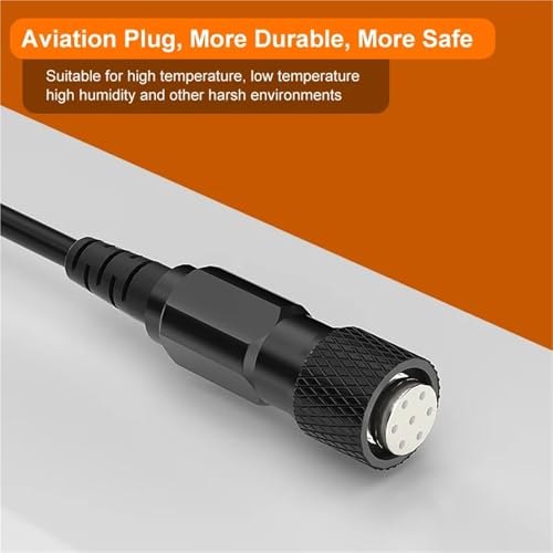 Telecamera endoscopica industriale da 4,3'' 1080p HD, 50 m, cavo rigido, impermeabile, boroscopio con design diviso per auto (50 m, doppio 8 mm)