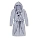 Price comparison product image Schiesser Women's Bathrobe, 95 cm, Grey (Light Grey 204), S