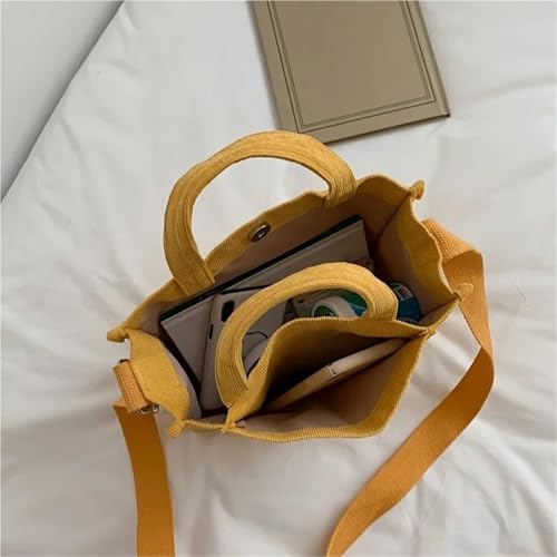 Corduroy Tote Bag Retro Messenger Crossbody Bags Purse Casual Women Handbags Shoulder Bag Multiple Color Available4