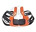 RIDING GEARS Aluminum Endurance Ride Cage Safety Horse Stirrups Orange with Removable Cage