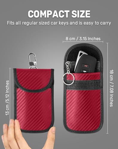 Vammcht Faraday Bag Red (2 Pack)