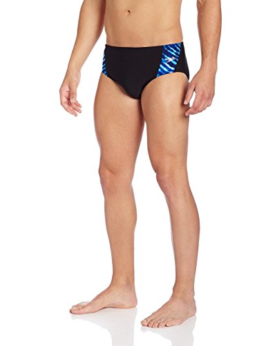 Speedo Men's Endurance+ Toxic Tie Dye Brief Swimsuit