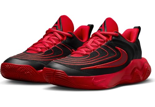 Giannis Immortality 4 Big Kids' Basketball Shoes (FZ6734-005, Black/University Red/Team Red)2