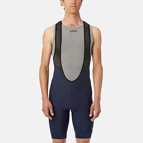 Giro Pantalón Corto Unisex Chrono Expert Bib, Unisex, Mallas Cortas con Tirantes, Azul Oscuro, XXL