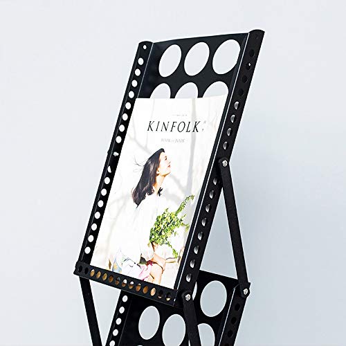 JIAGU Magazine Stand A4 Vouwinformatierek Vloer Propaganda Rack Verticaal Magazine Rack Opvouwbaar Draagbaar Display… - Image 5