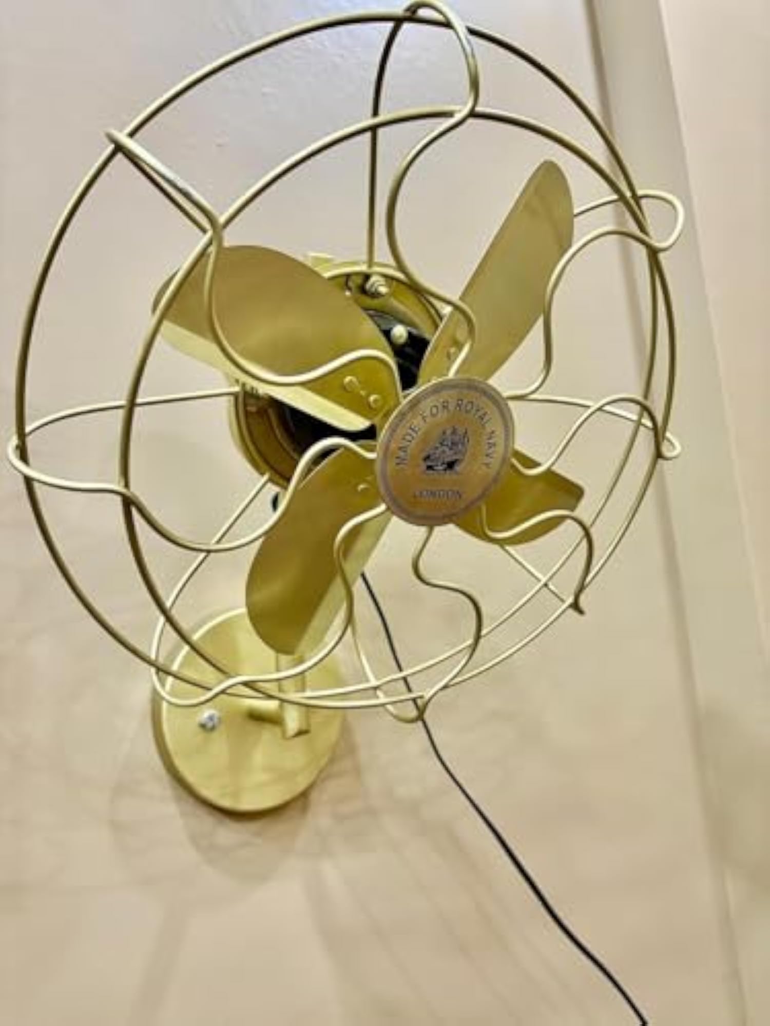 Vintage Royal Navy Wall Mounted Fan