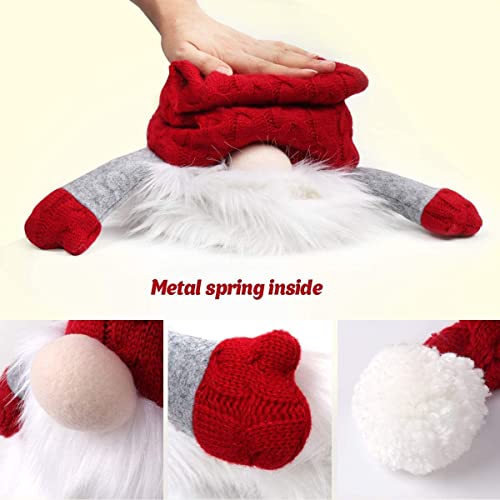 D-Fantix Gnome Christmas Tree Topper + Santa Tree Topper, Large Christmas Tree Topper Santa Hugger Xmas Christmas Tree Decorations Party Home Decor #TOP3