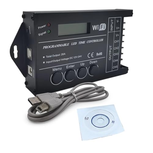 Contrôleur LED TC420 TC421 WIFI pour éviter le stress des poissons en aquarium