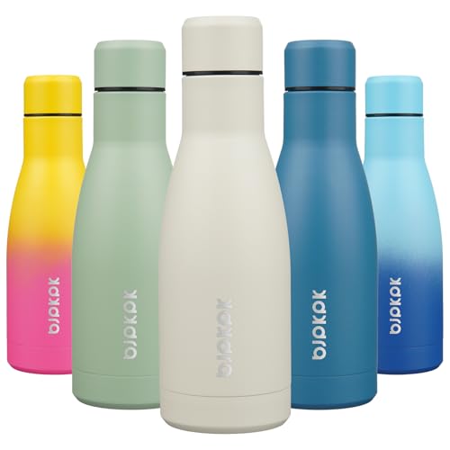 Image of BJPKPK 12 oz Small Mini Water Bottle, Insulated Stainless Steel Flask