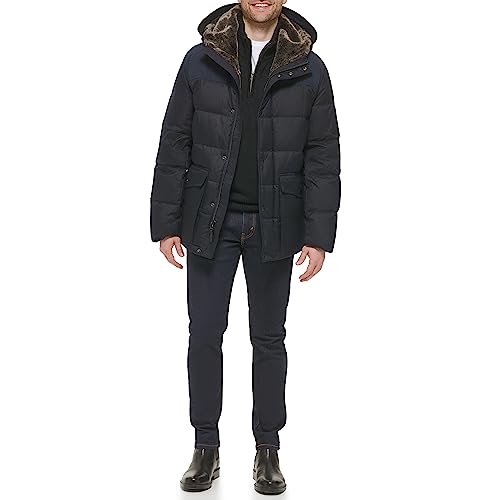 Image of Cole Haan Men's Quilted Flannel Packable Down Parka