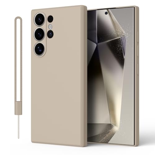 ORDA für Samsung Galaxy S24 Ultra Hülle Silikon Case, Handyhülle für Samsung S24 Ultra 5G Dünn Straight Edge, Kratzfeste...