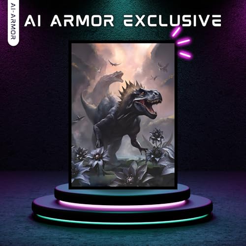 (Black Lotus Dinosaur) - 100ct Matte TCG/MTG Card Art Sleeves by Ai Armor