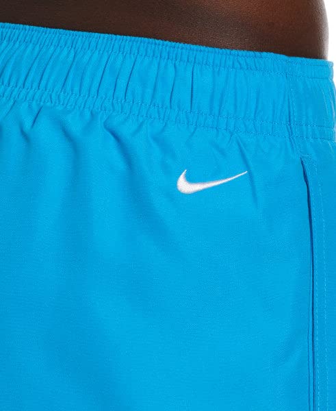 Nike Swim Men's Solid Logo Lap 9" Volley Shorts Laser Blue Small/Laser Blue3