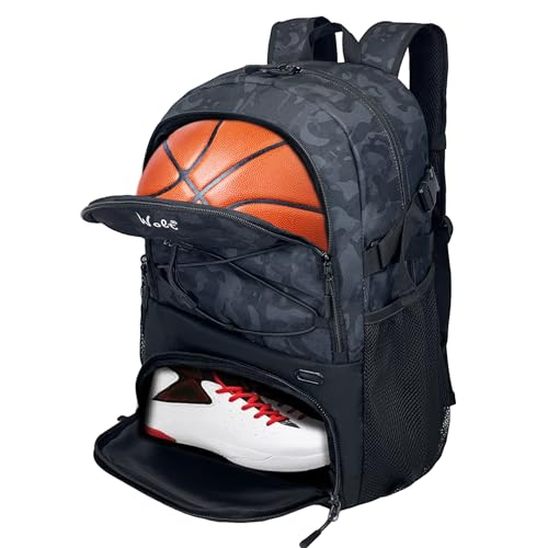 WOLT | Basketball Backpack Large Sports Bag with Separate Ball