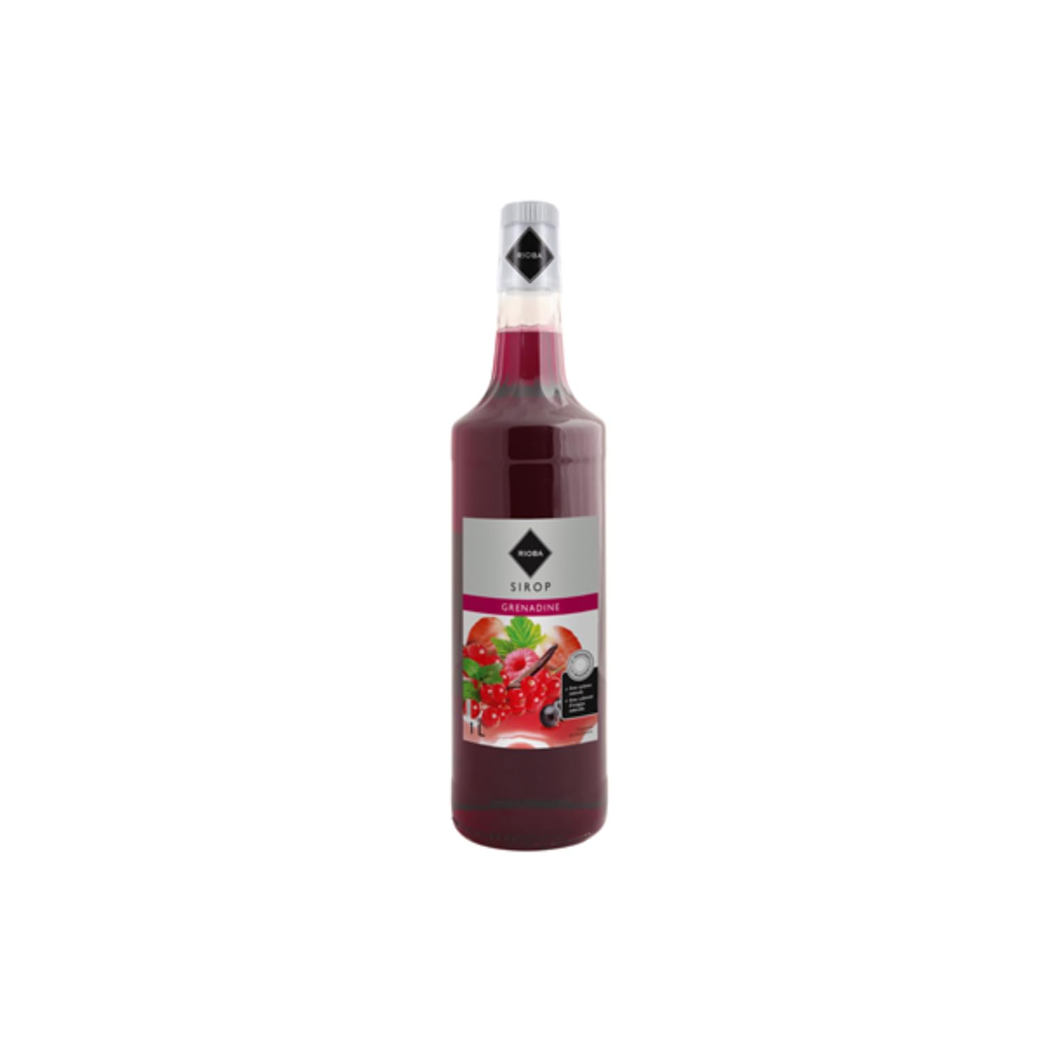 Lot Sciroppi Rioba & Limonata:Sciroppi Rioba Granatina 1L - Limonata Rioba (12x33cl)