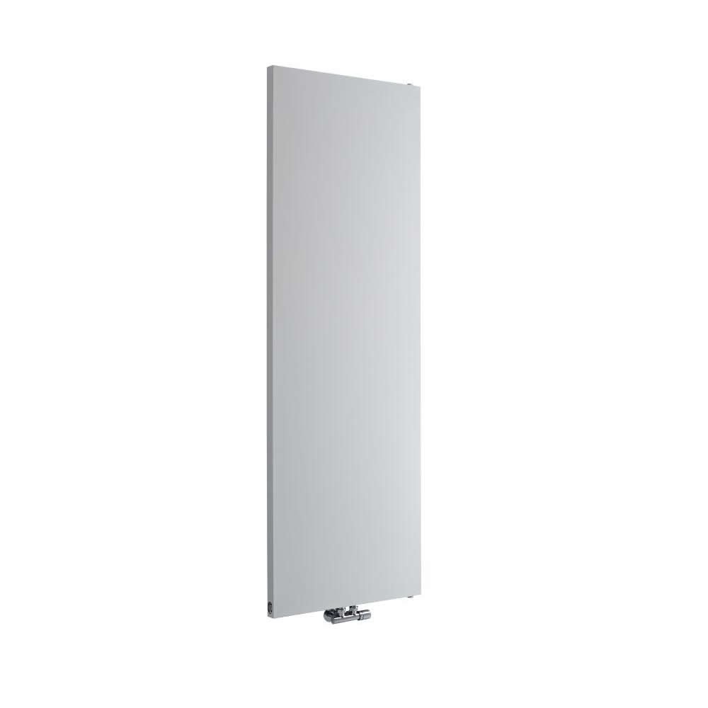 Milano Riso White Vertical Single Flat Panel Radiator - 1800mm x 600mm