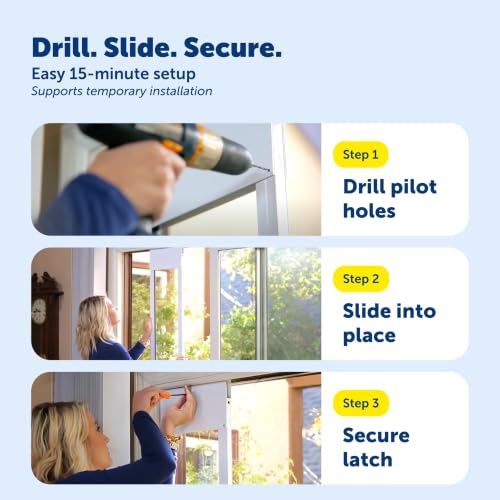 PetSafe Sliding Glass Pet Door, 1 Piece, Medium Dogs to 40 lbs, White - image 4