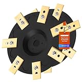 ✅Contenu du paquet : 2x plateau + 14x lames en titane + 14x Vis avec vernis + 14x rondelles en plastique.(Lames avec revêtement en titane et résistantes aux intempéries, vis avec blocage de filetage et rondelles en plastique, empêchant le desserrement.)