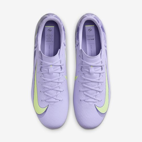 Nike United Mercurial Vapor 16 Academy MG Low-Top Soccer Cleats (HF1604-500, Purple Agate/Barely Volt)4