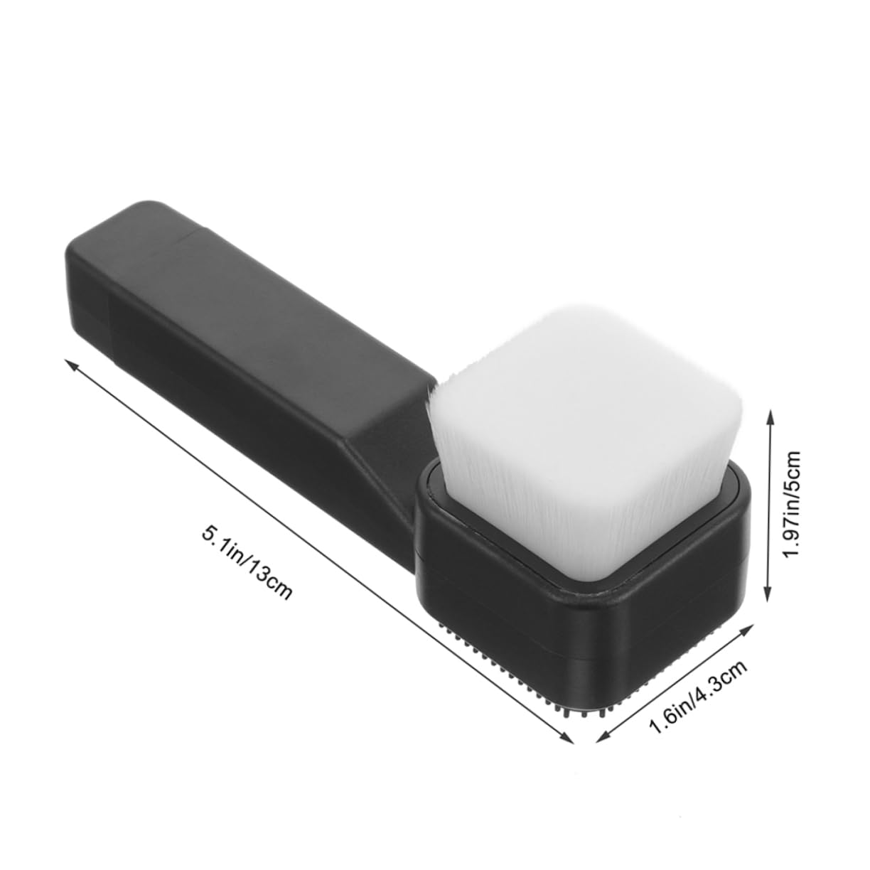 HAKIDZEL Face Brush Double-Sided Exfoliator Silicone Cleansing Brush for Deep Pore Cleaning Handheld Face Wash Scrubber for Sensitive Skin