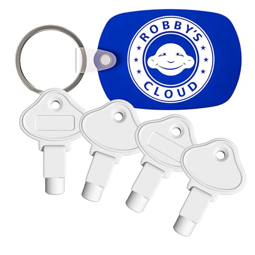 Image of Key for Betco Clario Touch Free Dispenser 92007 - Compatible with Touch Free Dispenser - Key Will not fit Other Betco Clario dispensers - Comes with Robby's Cloud Keychain (4 Pack)