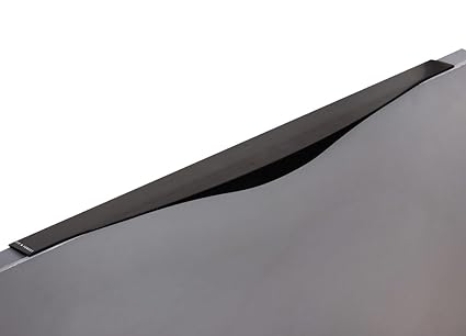 FIT N FORGET Round 10 inch Black Aluminum Profile Handle for Kitchen,Wardrobe Kitchen Handle,Cabinet Handle(Pack of 8)