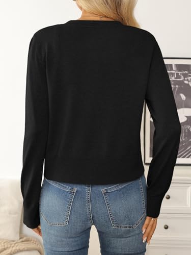 LILLUSORY Cropped Lightweight Cardigan