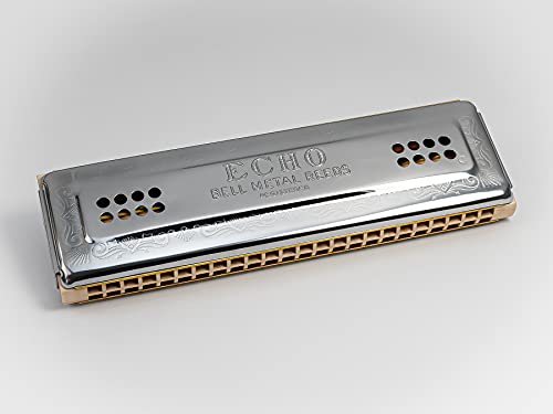 Harmonica HOHNER Echo Harp 96 en Tonalité C/G - Les Beatles, Paul McCartney, John Lennon, RIngo Starr, George Harrison Harmonica HOHNER Echo Harp 96 en Tonalité C/G – Image 8