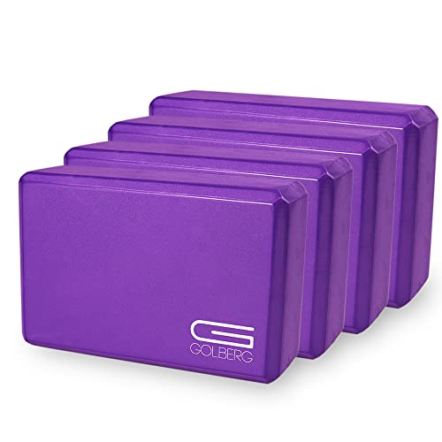Golberg Foam Yoga Block 1/2/4 Pack