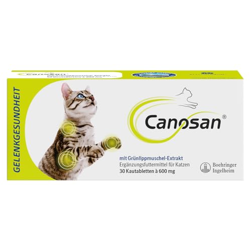 CANOSAN Kautabletten für Katzen mit Grünlippmuschel-Extrakt Gonex 2x30 STK.