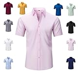pink shirts dublin [High-Quality Fabric]: Discover unparalleled comfort with our men's summer shirts, expertly crafted from premium, soft-touch materials. These shirts are not only wrinkle-free and lightweight but also designed with breathability in mind, offering a refreshing and cool feel