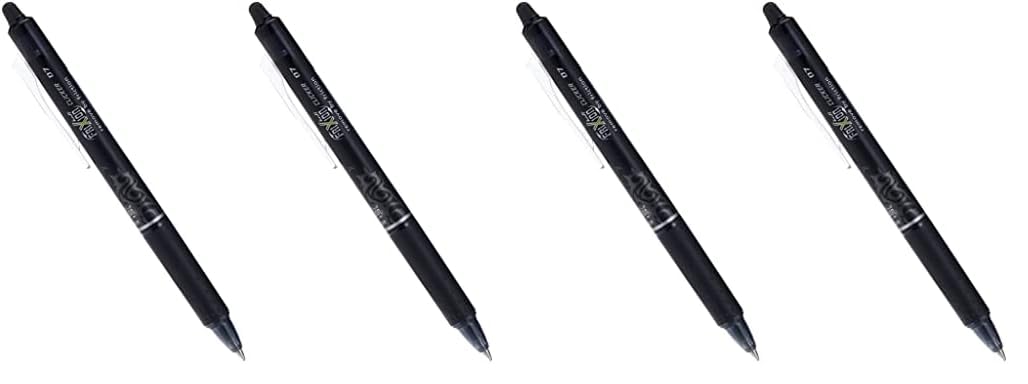 Pilot Frixion Clicker Rollerball Pen 2-Pieces, 0.7 mm Size, Black