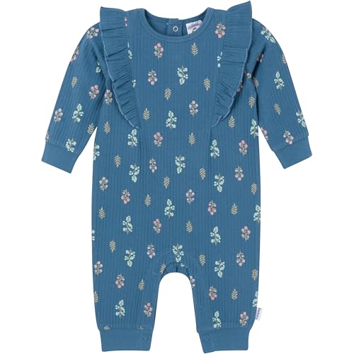 Image of Gerber Baby Girls' Baby Girls' Ruffle-edge Romper