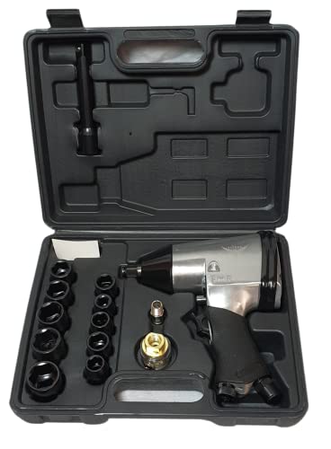 Image of Compressor King 3Hp 50L Lubricated Air Compressor With 100% Copper Winding (WITH IMPACT WRENCH 350 AND PU PIPE)