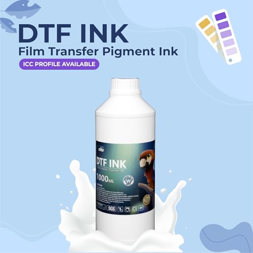 Image of Enlite Premium DTF White Ink for DTF Heat Transfer Film Printing, Used for Printhead L1800 L805 R1390 4720 I3200 XP600 DX7 DX5 5113, Great Fluency, Whiteness and Covering Rate, 33.8oz