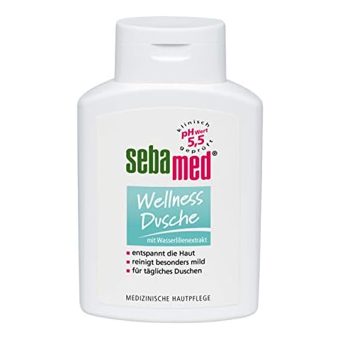 Sebamed Gel de Ducha Wellness con extracto de lirio acuático y alantoína, Pack de 3 x 200 ml Cover