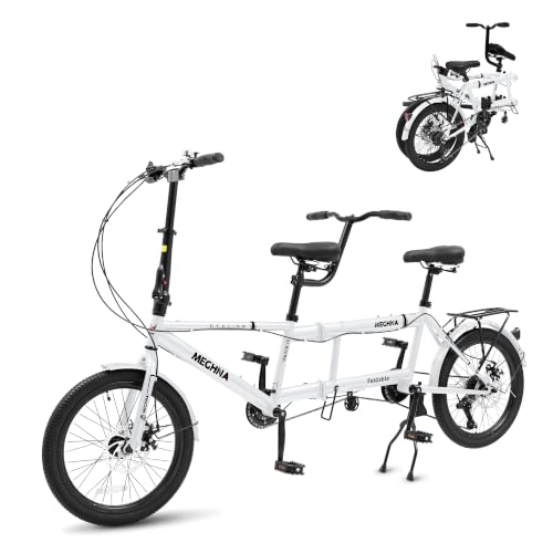 BGGFNZ Folding Tandem Bike